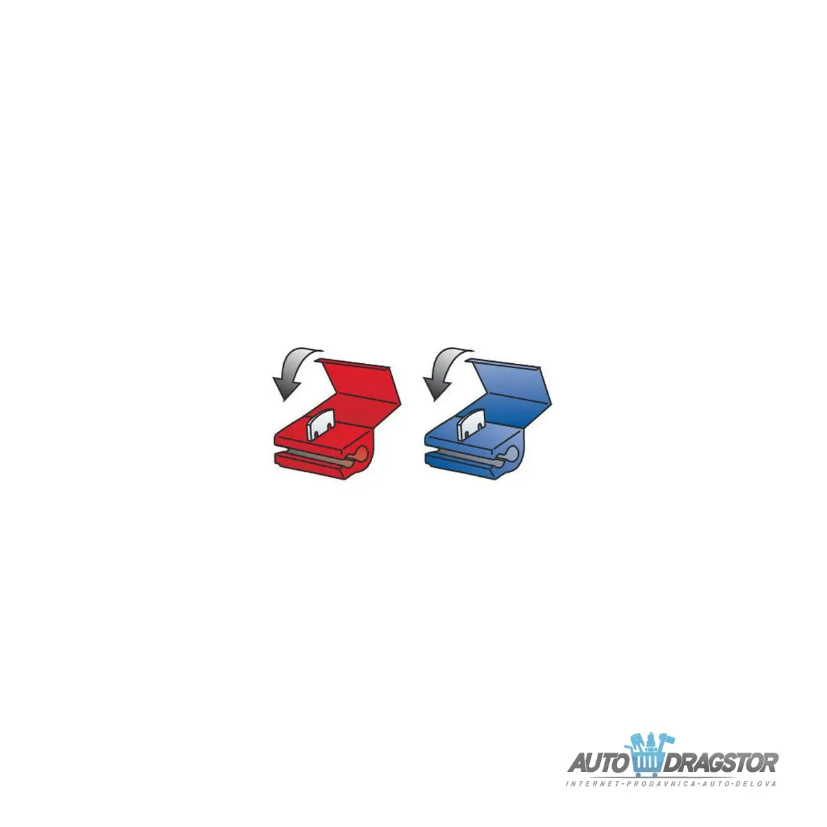 KONEKTOR CRVENI 0.5-1.5mm2/PLAVI 1.5-2.5mm2 10KOM 