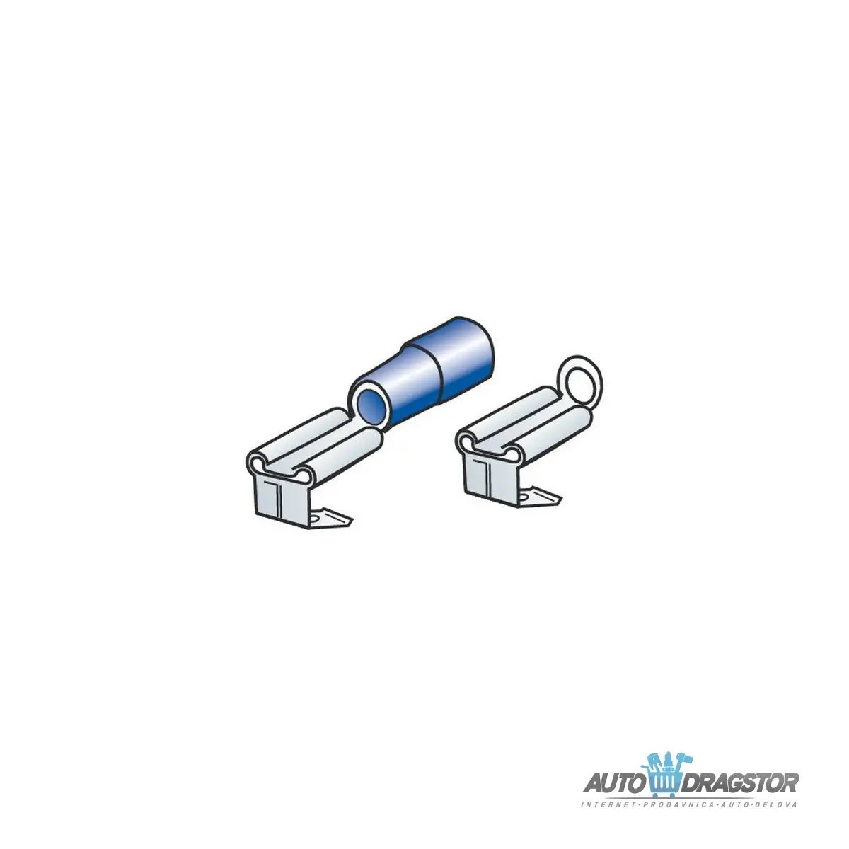 KABLOVSKA STOPA BUKSNA 6.3x0.8mm ZA KABLOVE 0.5-1.5mm2.SET SADRŽI 40KOM (20 MUŠKIH/20 ŽENSKIH) 