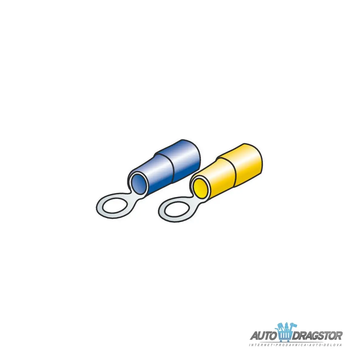 KABLOVSKA STOPA ZA KABLOVE ŽUTO/PLAVI 5mm ZA KABLOVE 1.5-2.5mm2 I 6mm za kablove 2.5-6mm2 