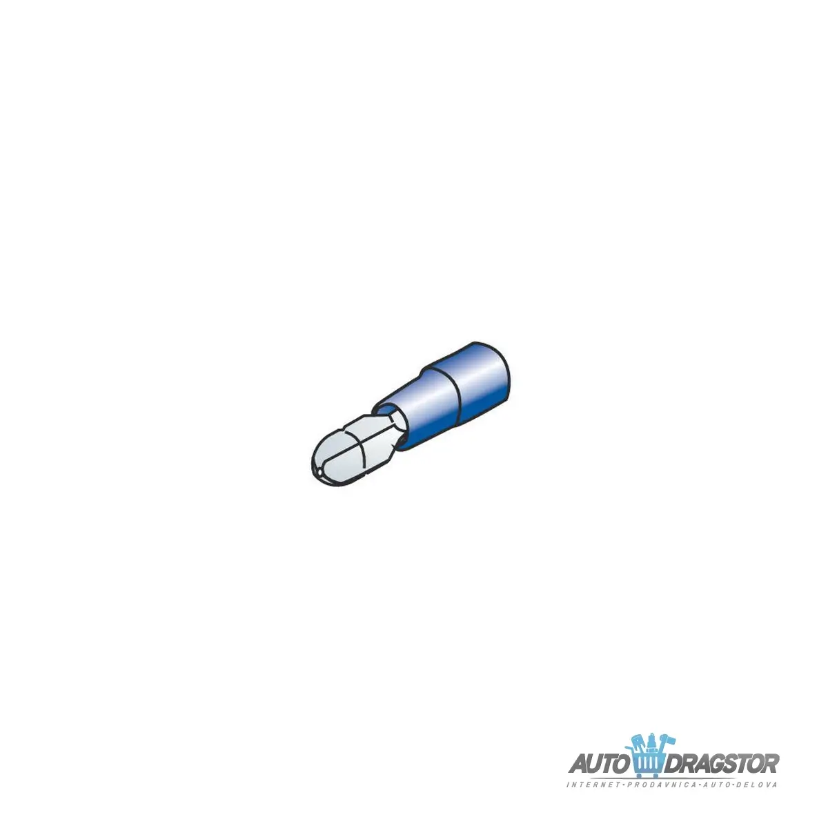 AUTO BUKSNA Fi 5MM ZA KABLOVE 1.5-2.5MM 10KOM PLAVA 