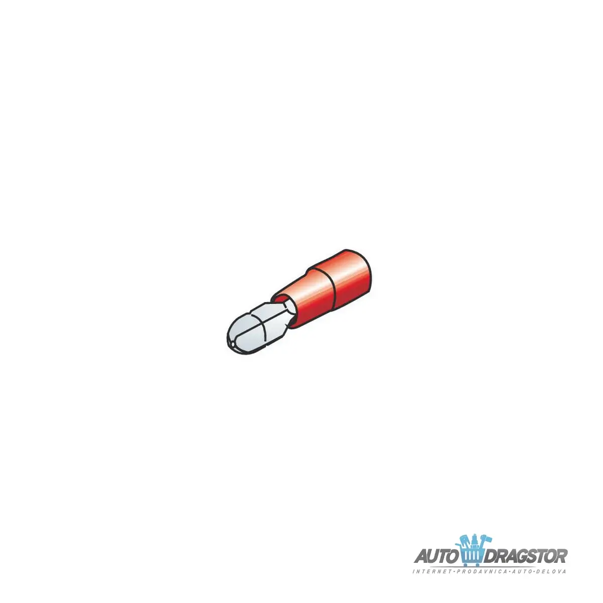 AUTO BUKSNA Fi 4MM ZA KABLOVE 0.5-1.5MM 10KOM CRVENA 