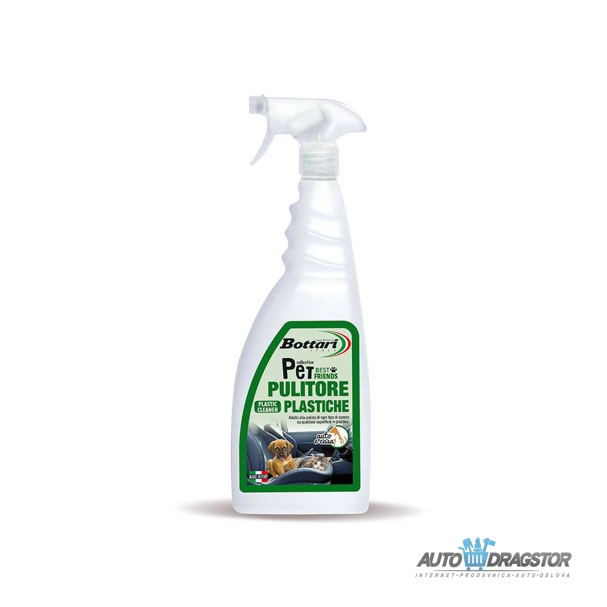 SREDSTVO ZA ODRŽAVANJE PLASTIČNIH DELOVA SA ANTISTATIČKIM DEJSTVOM PROTIV ŽIVOTINJSKIH DLAKA 750ml 