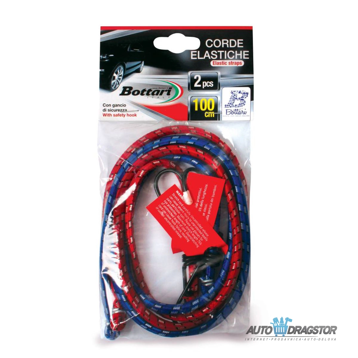 TRAKA ZA ZATEZANJE 100CM 2KOM 