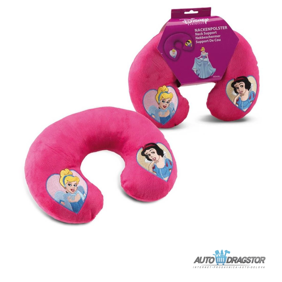 PUTNI JASTUK ZA GLAVU ZA DECU PRINCEZA 