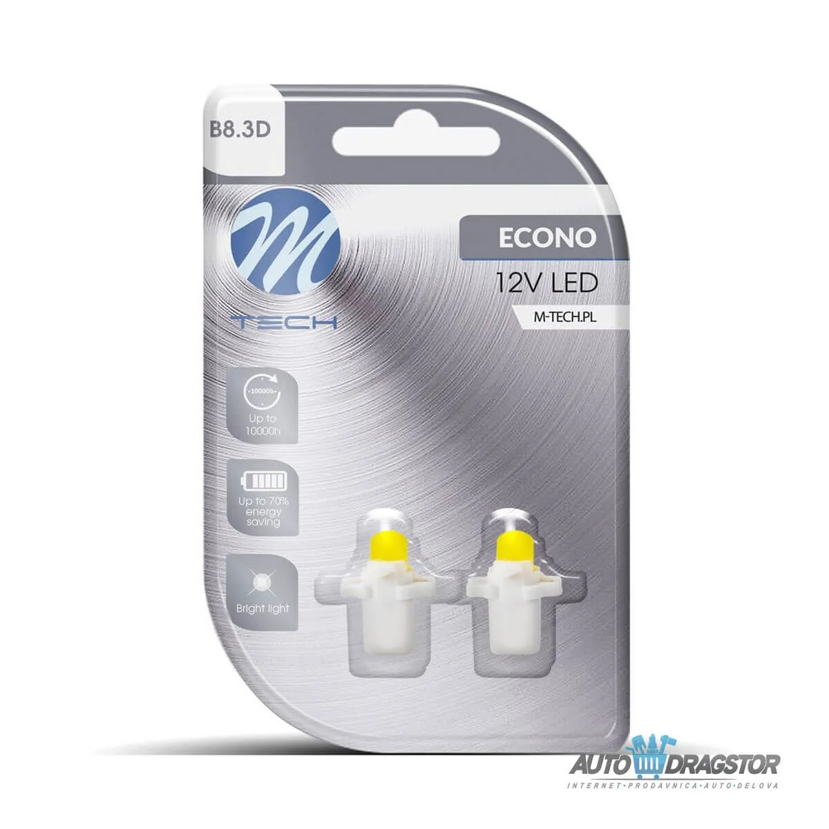 SIJALICA 12V 0.2W B8.3d LED 