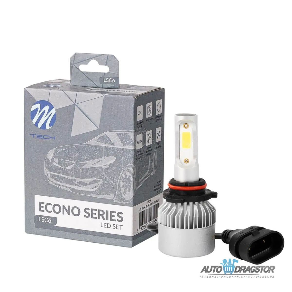 SIJALICA 12V HB4 LED 80W 6500K/10000LM 2KOM 