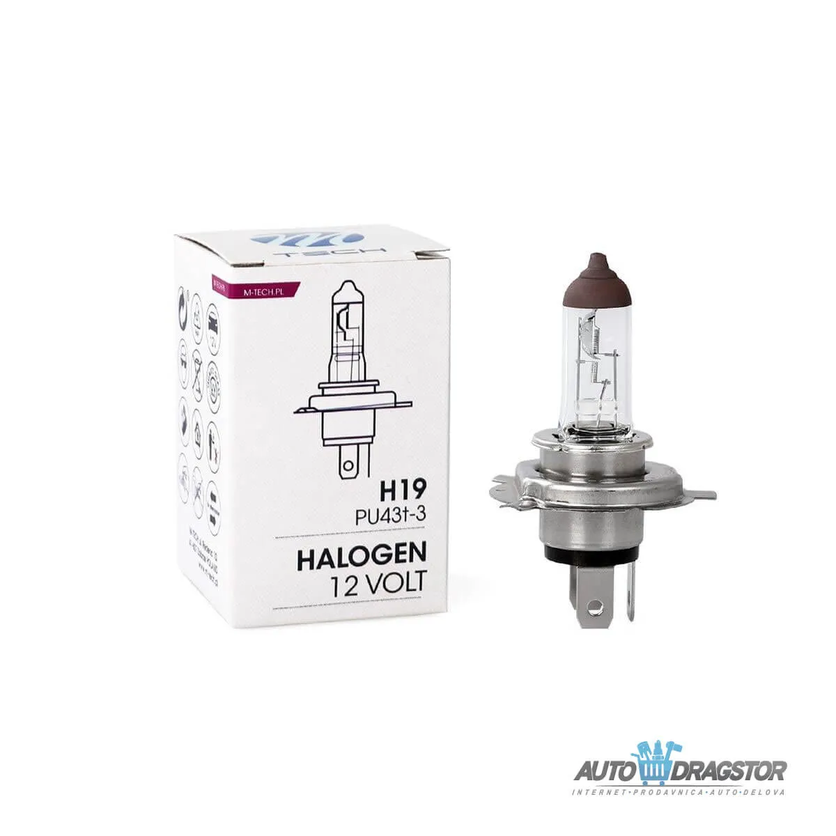 SIJALICA 12V H19 PU43T-3 60/55W 