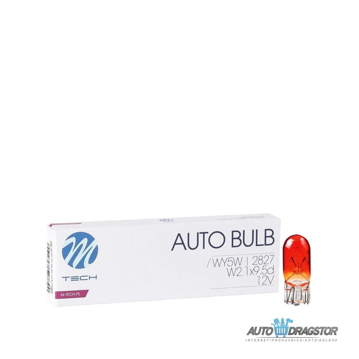 SIJALICA 12V WY5W T10 5W W2.1x9.5d ŽUTA 