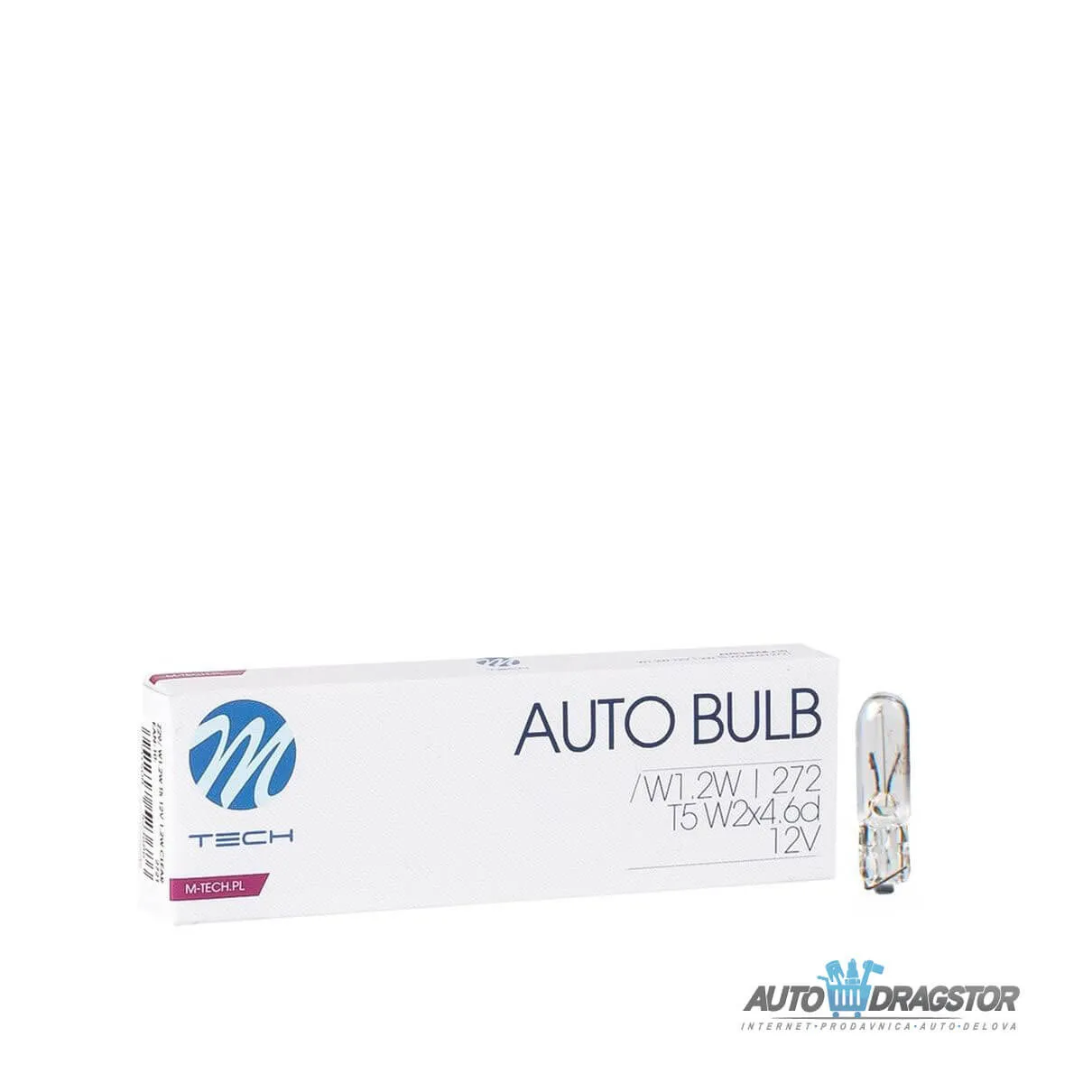 SIJALICA 12V T5 W2x4.6d W1.2W 