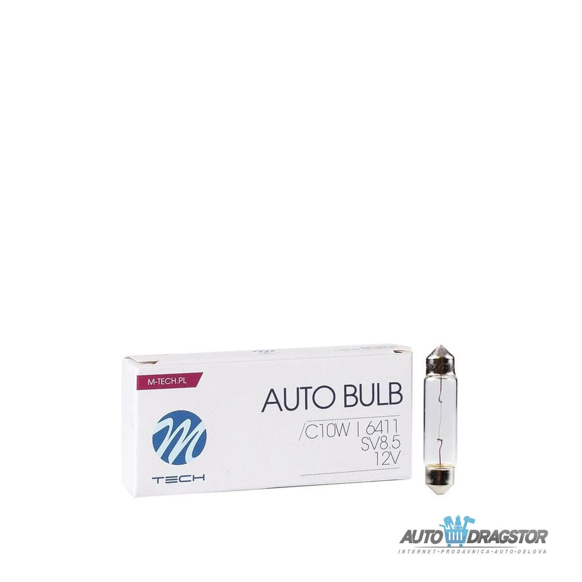 SIJALICA 12V C10W SV8.5 T11x41 41mm 