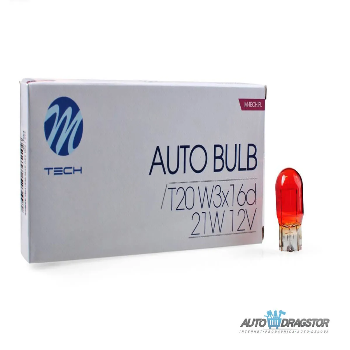 SIJALICA 12V WY21W WX3x16d CRVENA 