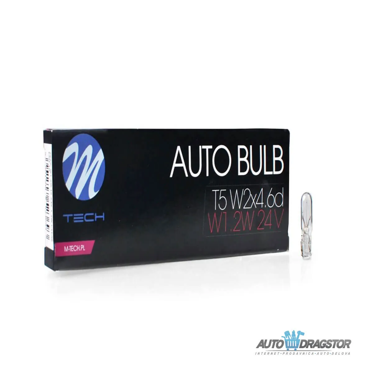 SIJALICA 24V T5 1.2W W2x4.6d 