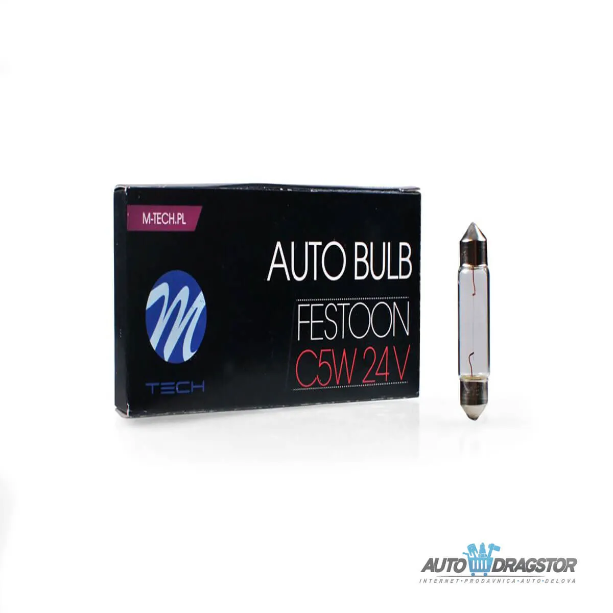 SIJALICA 24V SULFIDNA C5W T11x41 SV8.5 41mm 