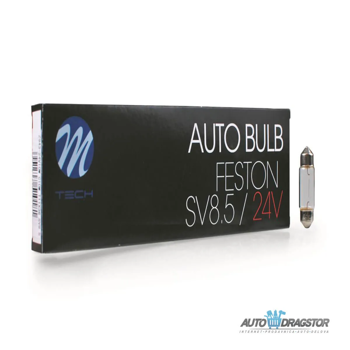 SIJALICA 24V SULFIDNA C10W SV8.5 T11x36 36mm 