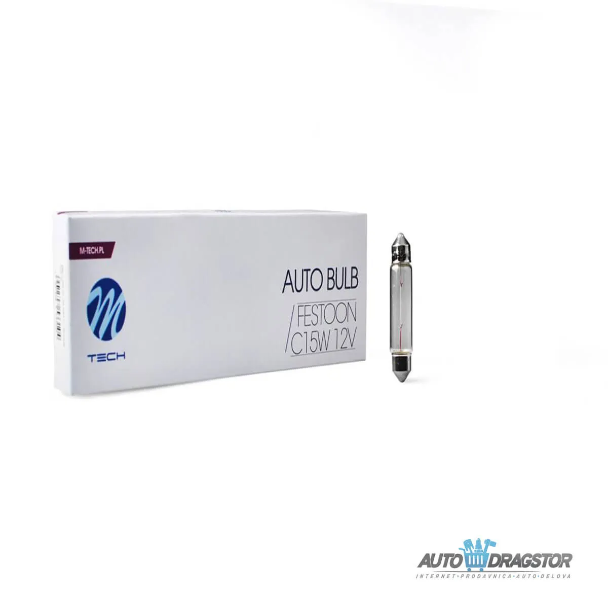 SIJALICA 12V SULFIDNA C15W SV8.5-8 43mm 