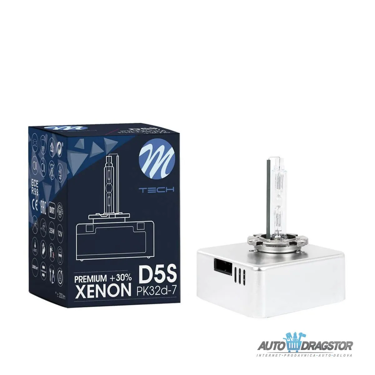 SIJALICA 12/24V XENON D5S +30% PK32d-7 4300K/3200LM 