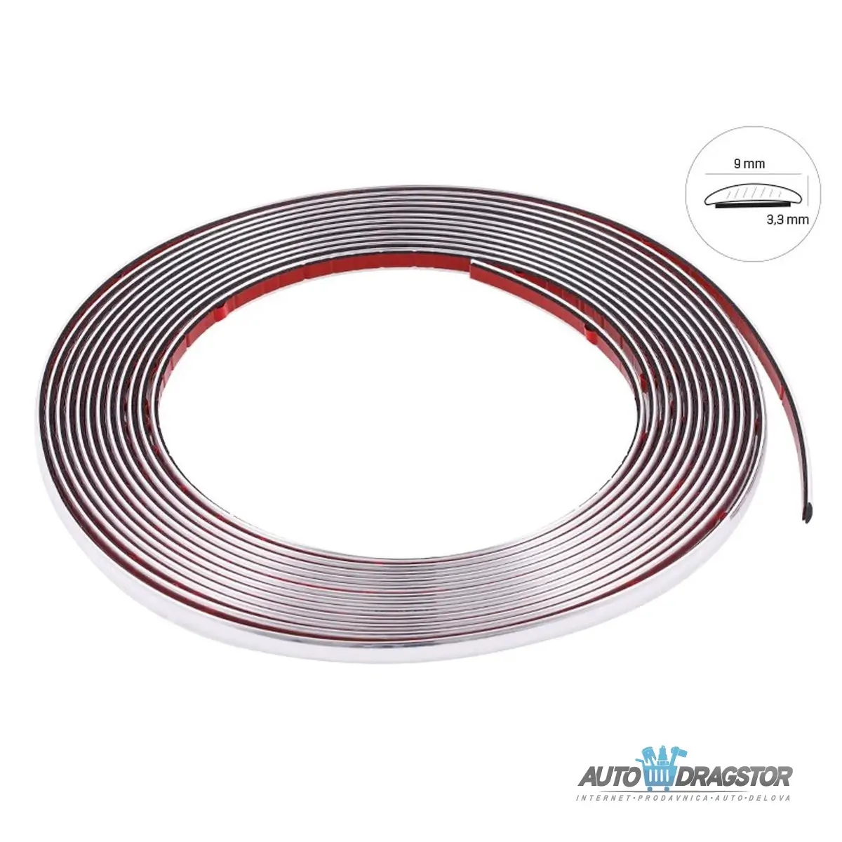 SAMOLEPLJIVA UKRASNA LAJSNA HROM 8Mx9MM 