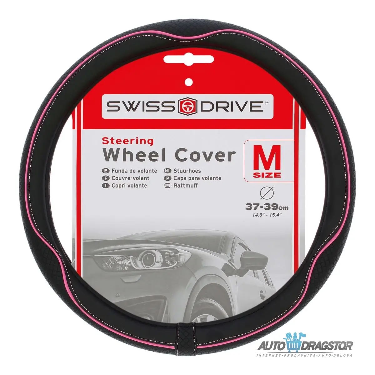 OBLOGA VOLANA 37-39 CRNO/ROZE 