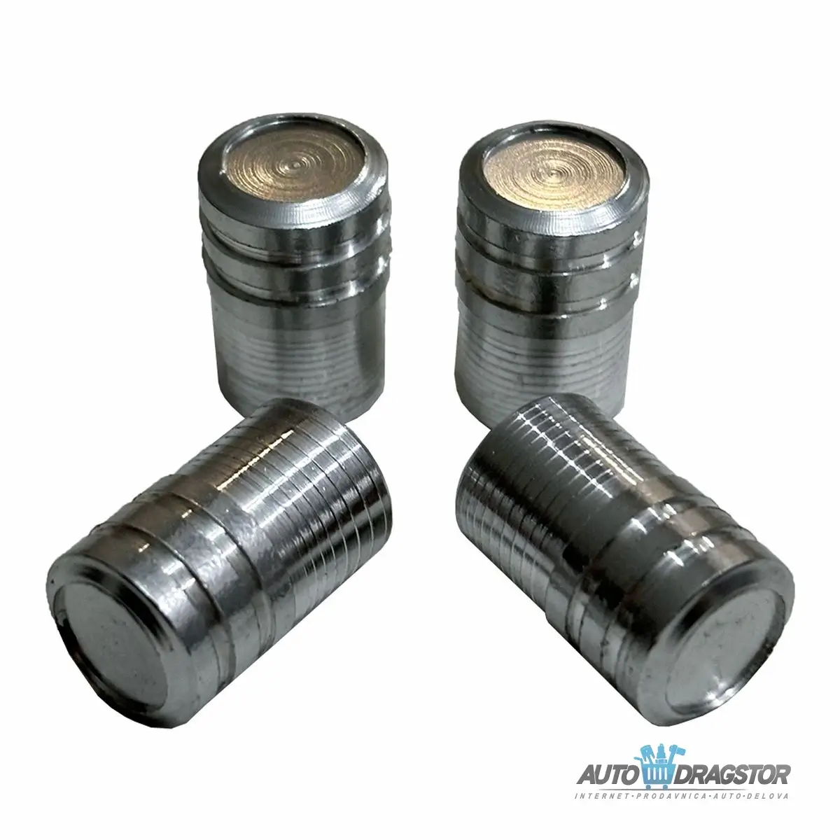 KAPICE VENTILA ALUMINIJUMSKE 4KOM SIVE 