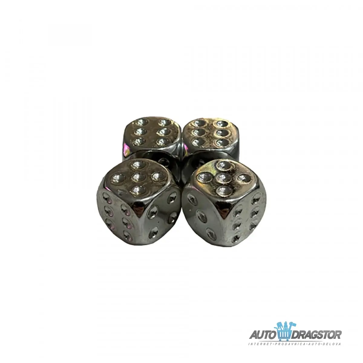 KAPICE VENTILA SIVO-BELE KOCKICE 4KOM 