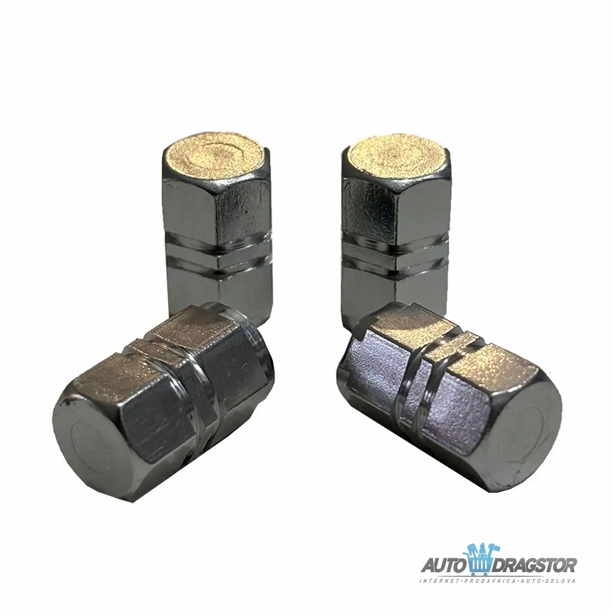 KAPICE VENTILA ALUMINIJUMSKE 4KOM SIVE 