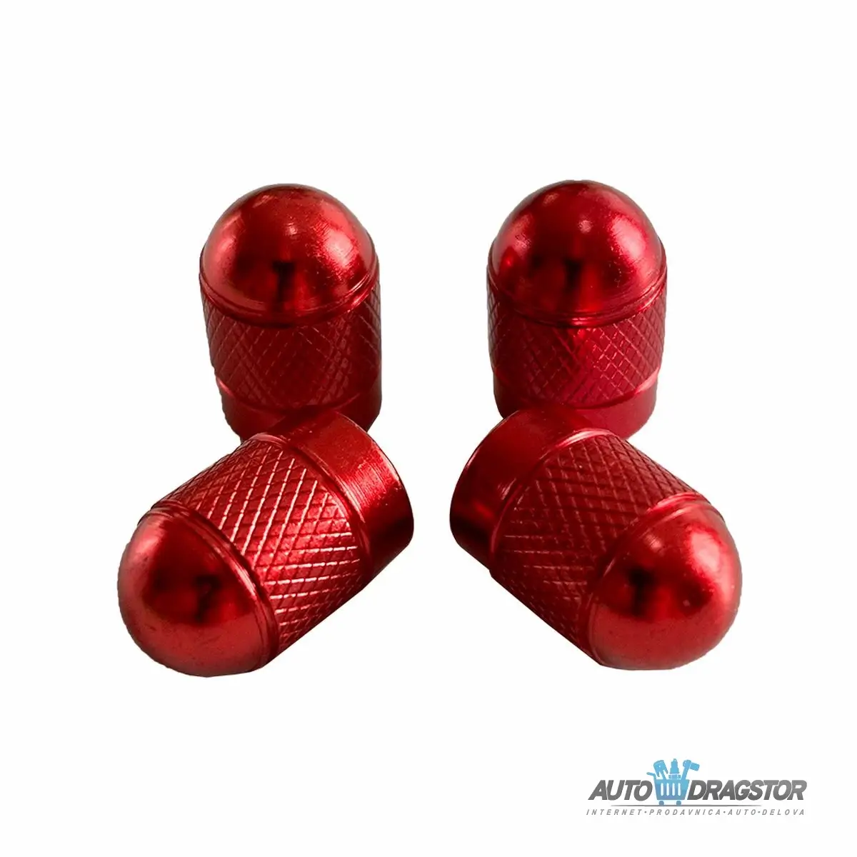 KAPICE VENTILA ALUMINIJUMSKE 4KOM MAGIC CRVENA 