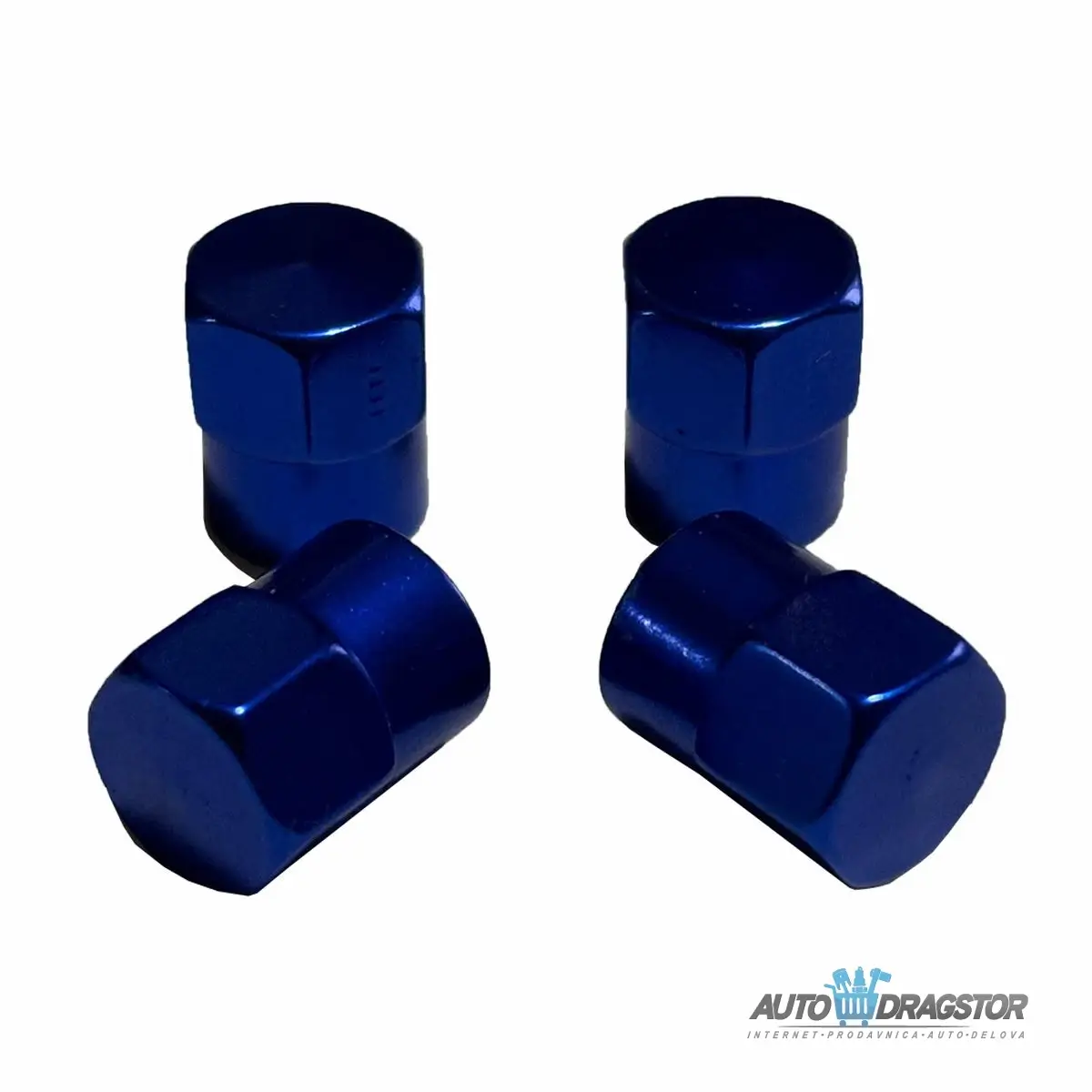 KAPICE VENTILA ALUMINIJUMSKE 4KOM PLAVE 