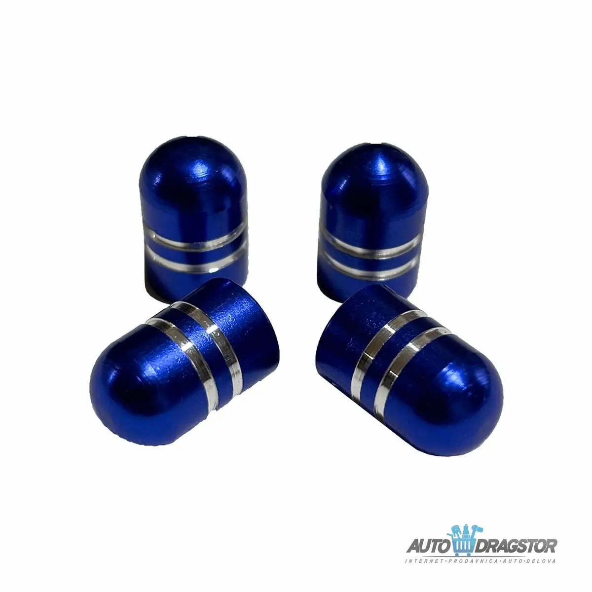 KAPICE VENTILA ALUMINIJUMSKE 4KOM PLAVE 