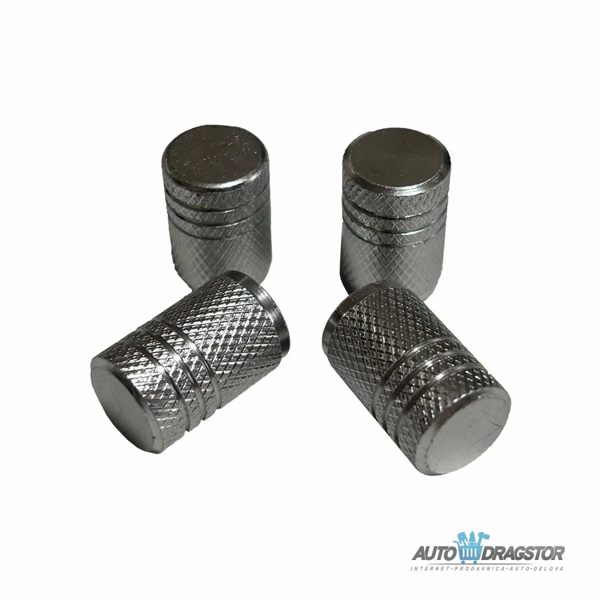 KAPICE VENTILA ALUMINIJUMSKE 4KOM SIVE 