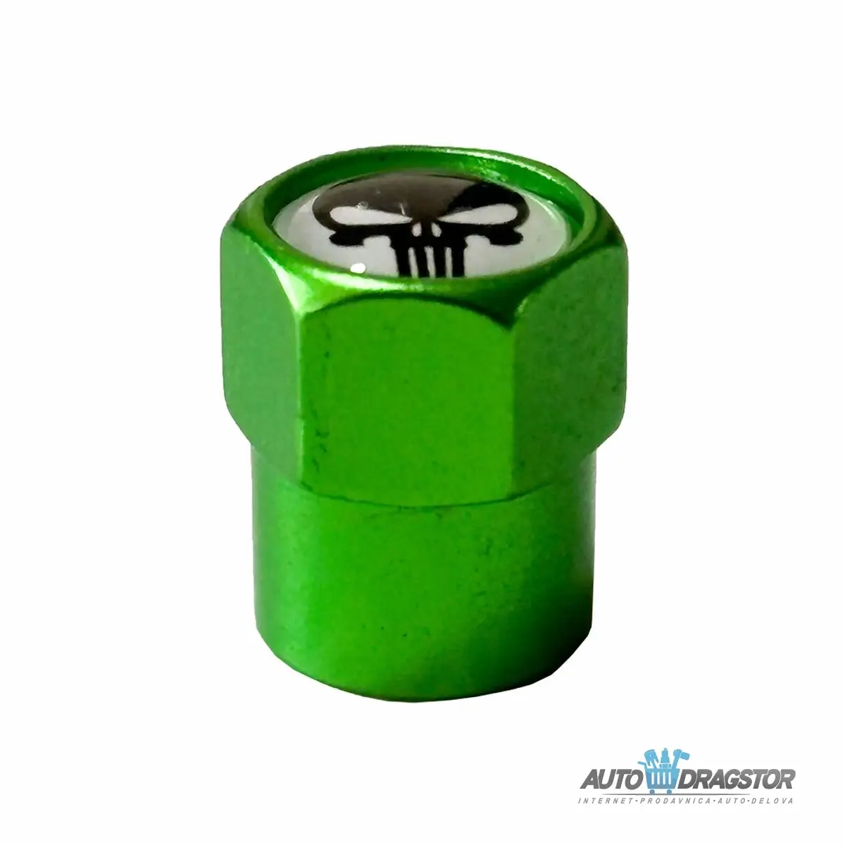 KAPICE VENTILA ALUMINIJUMSKE 4KOM ZELENE PUNISHER 