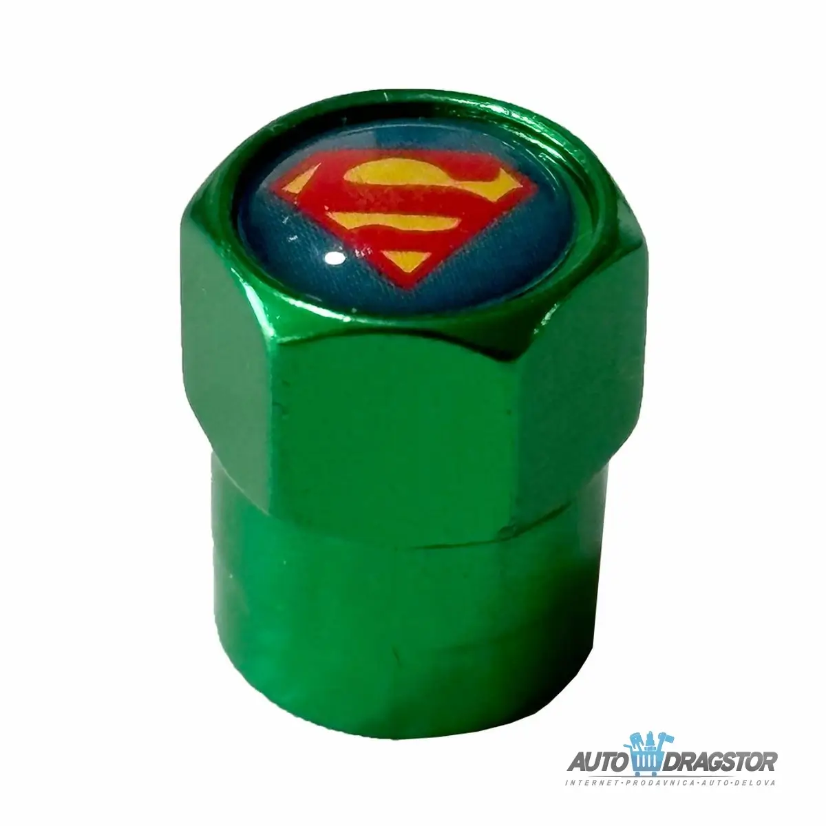 KAPICE VENTILA ALUMINIJUMSKE 4KOM ZELENE SUPERMAN 