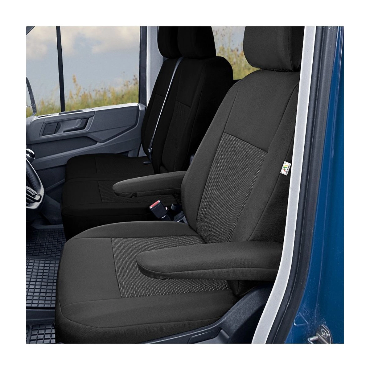 PRESVLAKA ZA PREDNJE SEDISTE VW CRAFTER 2017/MERCEDES SPRINTER 2018-/MAN TGE 2017- (PRESVLAKA ZA 1 SEDISTE,DVA NASLONA ZA RUKU,NASLON ZA GLAVU) 