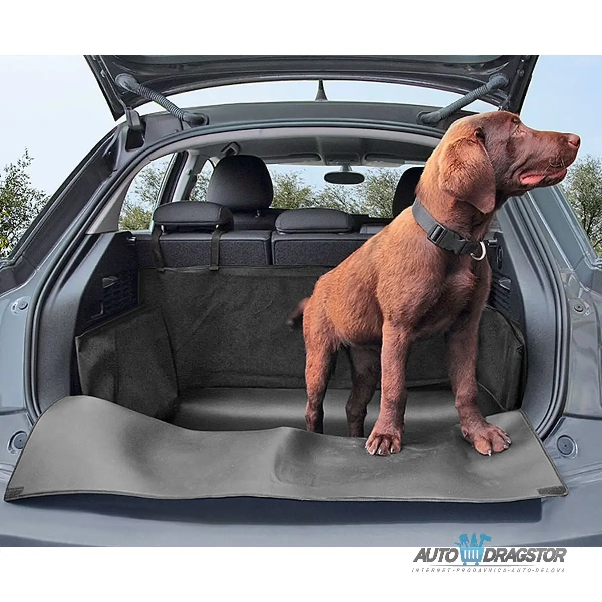 ZASTITA ZA ZADNJI BRANIK VELICINA M (DIMENZIJE:DUZINA 110CM/SIRINA 100CM/VISINA ZADNJE STRANE 40CM/VISINA BOCNIH STRANICA 65CM) 