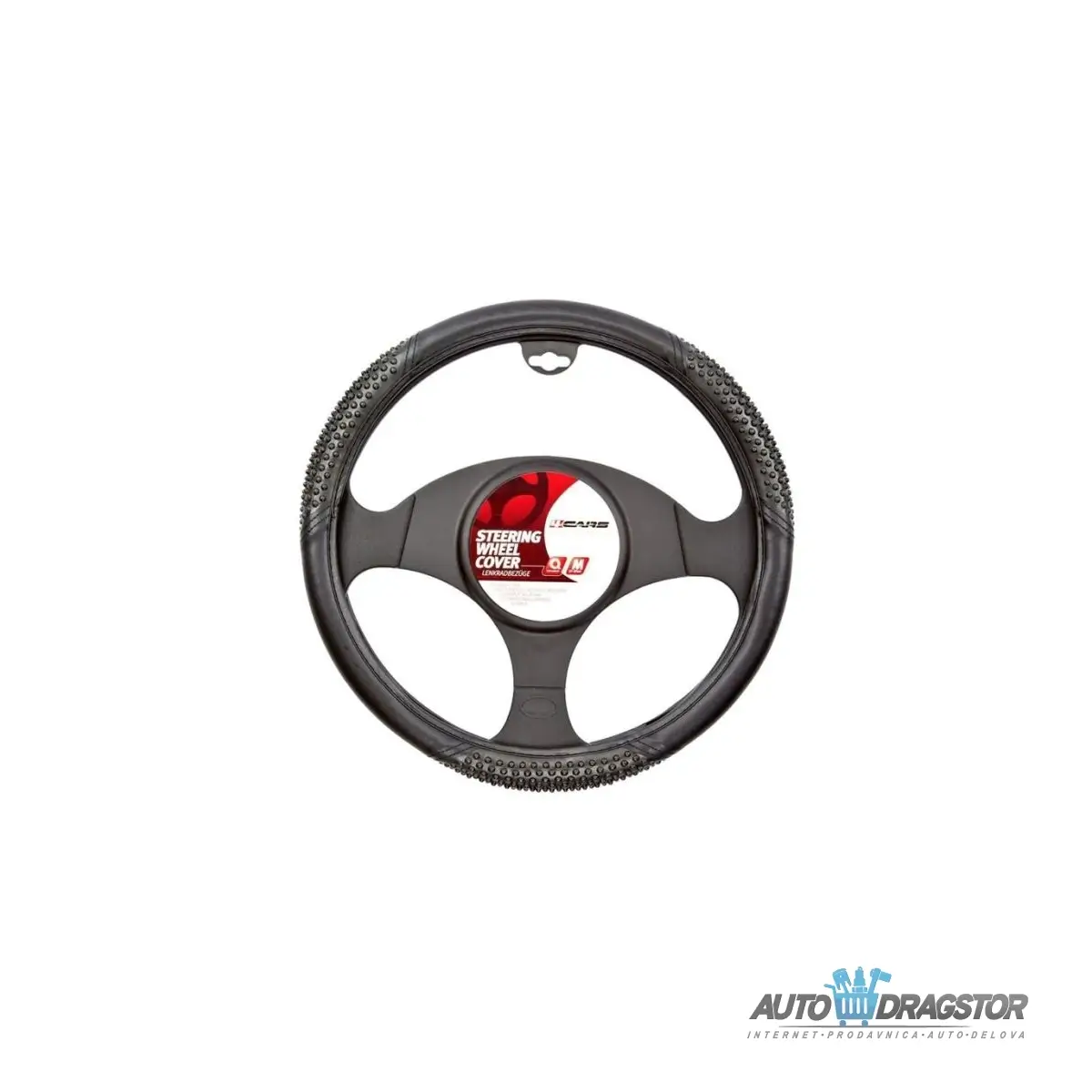 OBLOGA VOLANA 37-39CM CRNA SA MASAŽNIM DELOM 