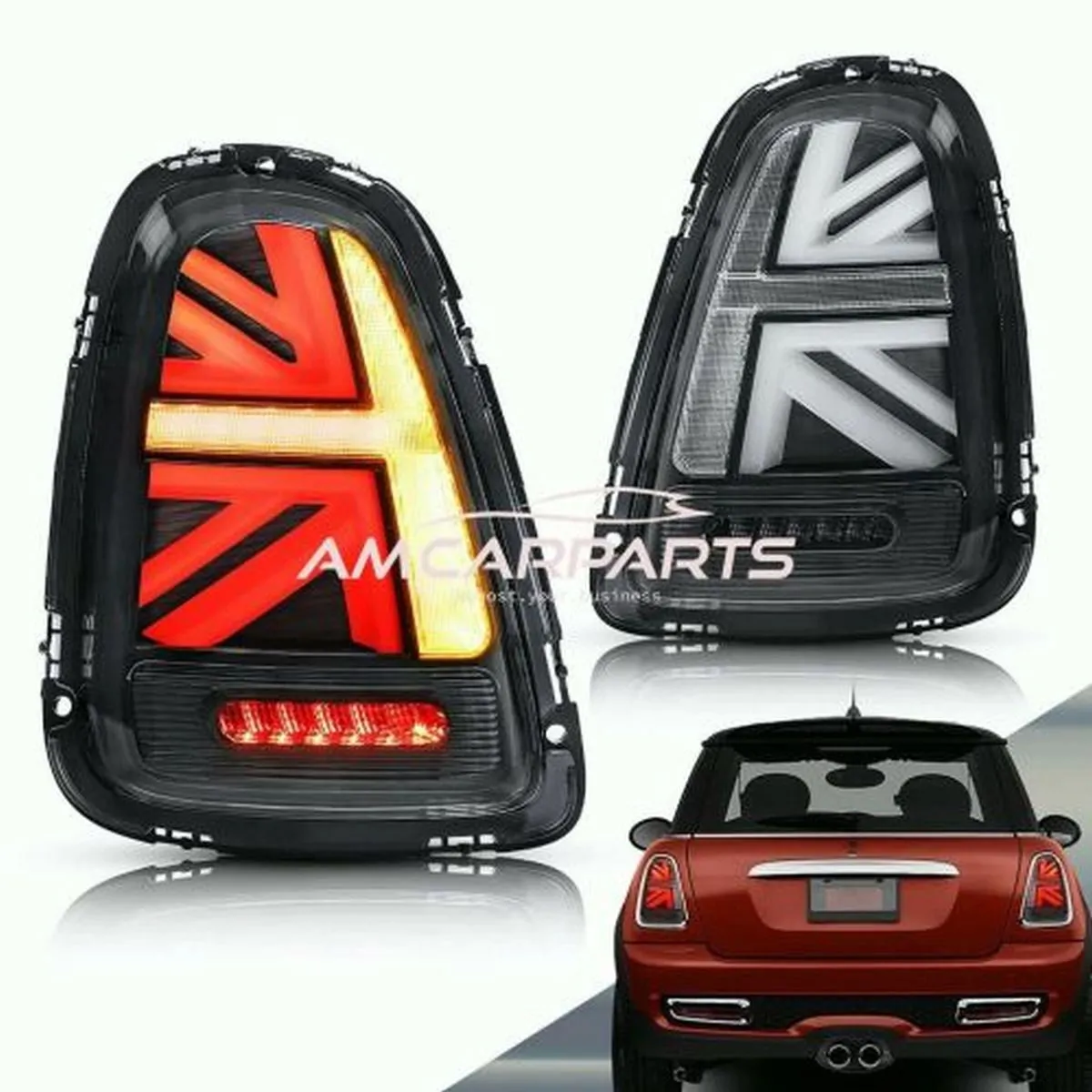 LED Achterlichten - Mini F55 F56 F57 - Rood - Union Jack Design - Dynamisch | 14-20