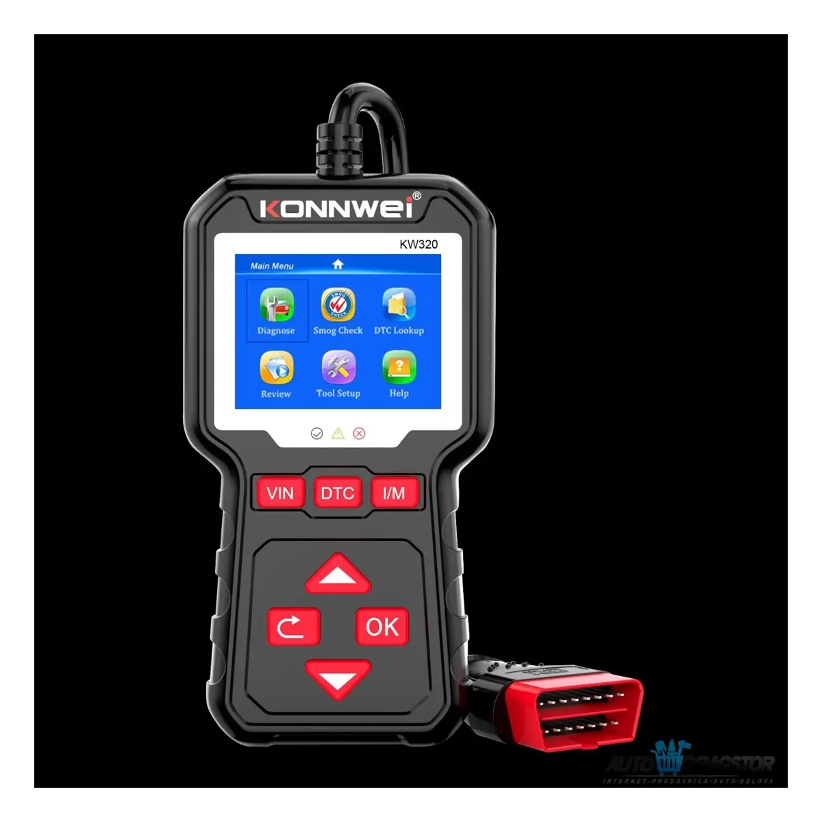 UNIVERZALNI OBD2 DIJAGNOSTIČKI SKENER ZA VOZILA POSLE 1996god. 