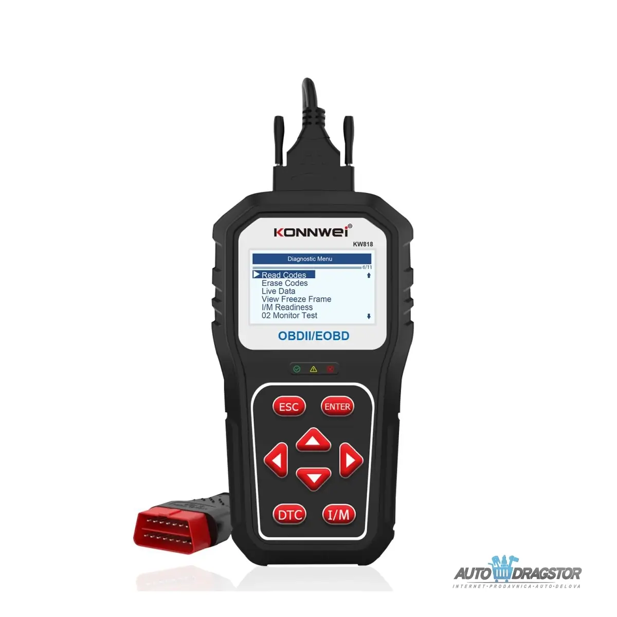 UNIVERZALNI OBD2 DIJAGNOSTIČKI SKENER ZA VOZILA SA MOGUĆNOSTIMA NADOGRADNJE PREKO BLUETOOTH-A 