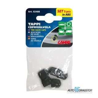 KAPICE VENTILA PLASTIČNE SET 5KOM 