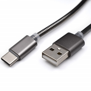 USB METALNI KABAL NA TIP C 1M CAB-K010 SIVI 