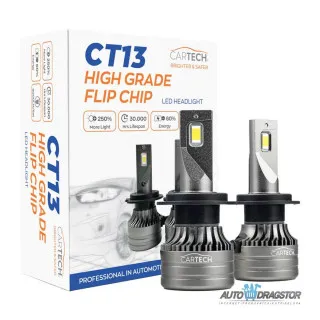 SIJALICA 12V H7 CT13 60W LED 6500K 2KOM 