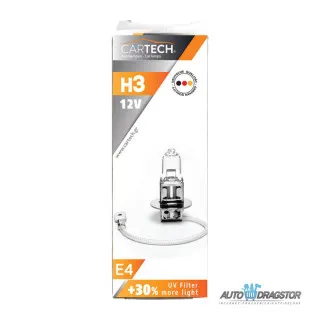 SIJALICA 12V H3 100W PK 22S +30% VISE SVETLA 