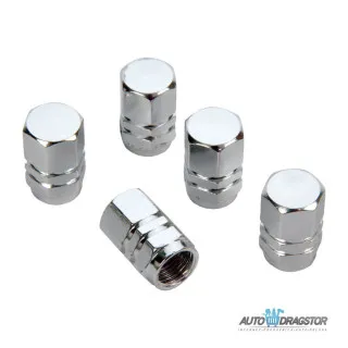 KAPICE VENTILA ALUMINIJUMSKE 4KOM SREBRNE 