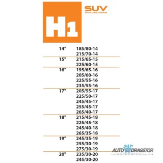 ČARAPA ZA SNEG EASY & SAFE REAL 420G H1 SUV PAR 