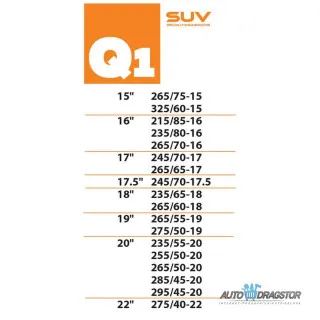 ČARAPA ZA SNEG EASY & SAFE REAL 420G Q1 SUV PAR 