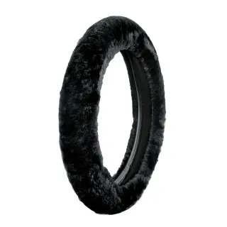 OBLOGA VOLANA 35-42CM OD PRAVOG OVCIJEG KRZNA CRNA 