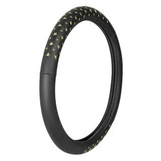 OBLOGA VOLANA 37-39CM SA ZVEZDICAMA ZLATNO CRNA 
