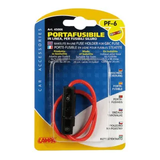 BAKELITNI DRŽAČ MEDJUOSIGURAČA ZA GBC OSIGURAČE 5-40A 20CM 