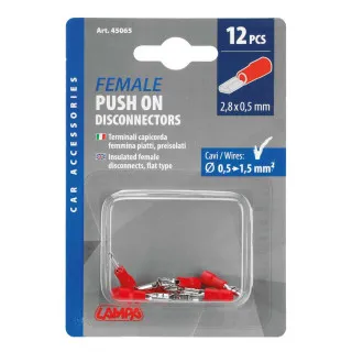 KABLOVSKA ŽENSKA BUKSNA 2.8x0.5MM ZA KABLOVE 0.5-1.5m2  12KOM 