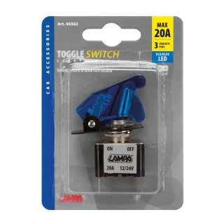 PREKIDAC ON/OFF TOP GUN PLAVI LED 