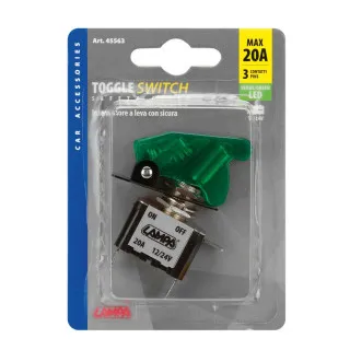 PREKIDAČ ON/OFF TOP GUN ZELENI LED 